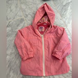 Zara Pink Hooded Jacket